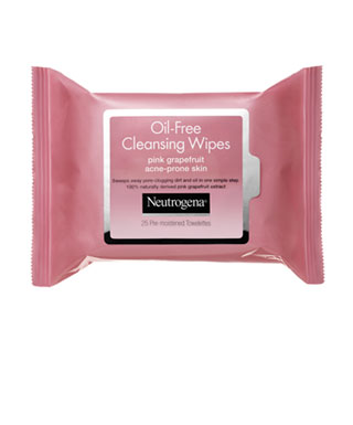 Neutrogena® Oil-Free Cleansing Wipes Pink Grapefruit for Acne-Prone Skin