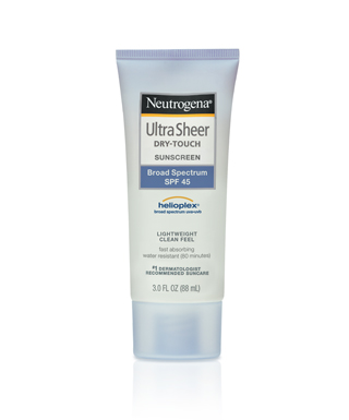 Neutrogena® Ultra Sheer Dry Touch Sunscreen Broad spectrum con SPF 45