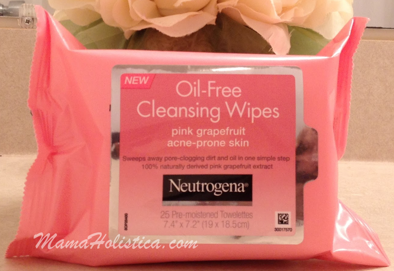 Neutrogena® Oil Free Cleansing Wipes.