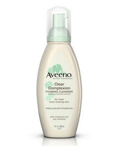AVEENO® Clear Complexion Foaming Cleanser.