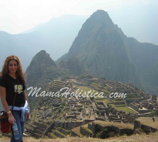 Mamá Holística en Machu Picchu.