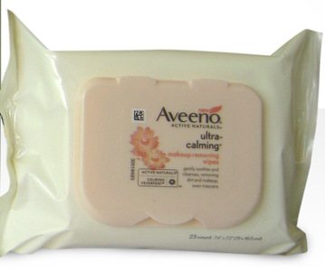 AVEENO® ULTRA CALMING MAKEUP REMOVING WIPES.