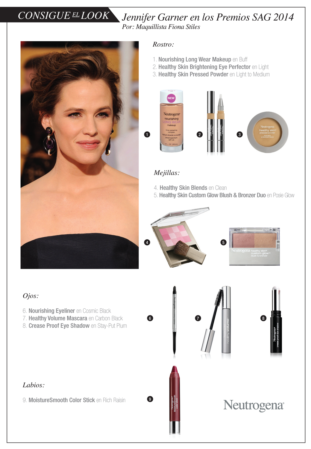 Tips Holísticos: Consigue el Look de Jennifer Garner en los Premios SAG 2014 #NTGbeautifulInsideout